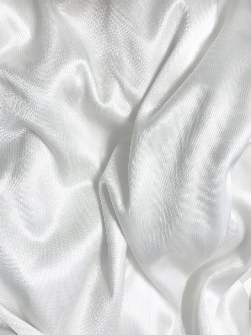 Silk Satin Stole — Champagne