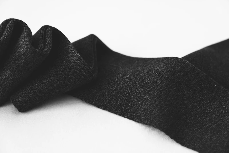 Silk Velvet Evening Wrap — Midnight Black