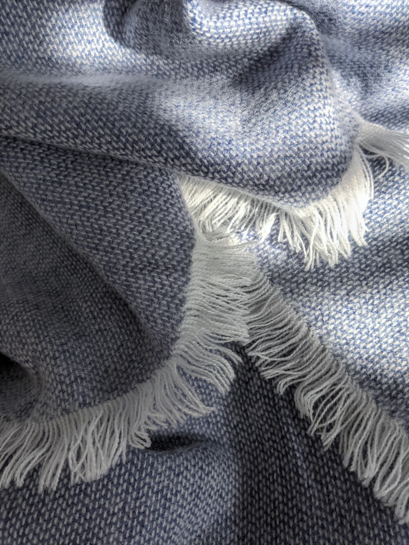 Merino Wool Herringbone Blanket