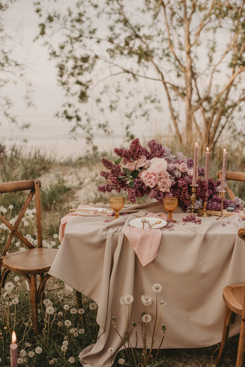 Jacquard Damask Table Runner