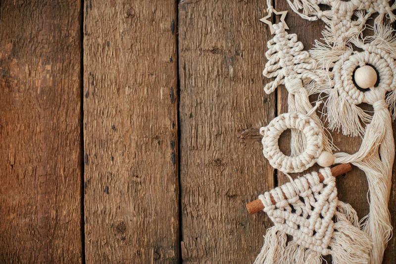 Hand Tufted Wool Wall Hanging
