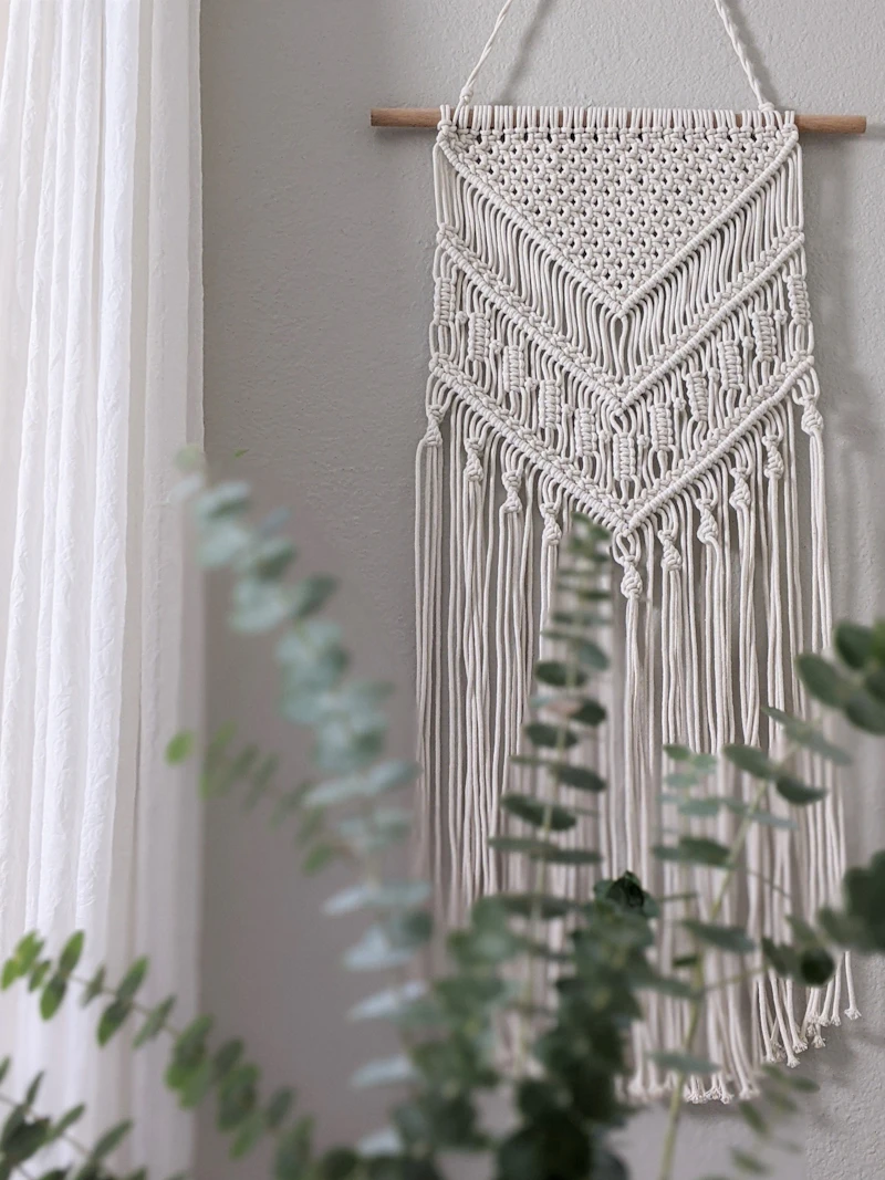 Jute & Wool Woven Basket